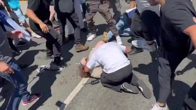 מחריד: אלימות קשה ביהודים מחוץ לבית כנסת בלוס אנג'לס