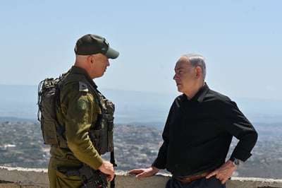 נתניהו עם אלוף פיקוד הצפון גורדין