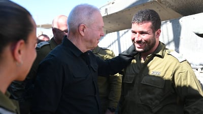 גלנט היום בגבול עזה