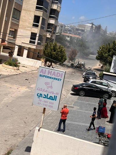 "מפקד יחידת עזיז" | זירת החיסול במרחב צור שבדרום לבנון