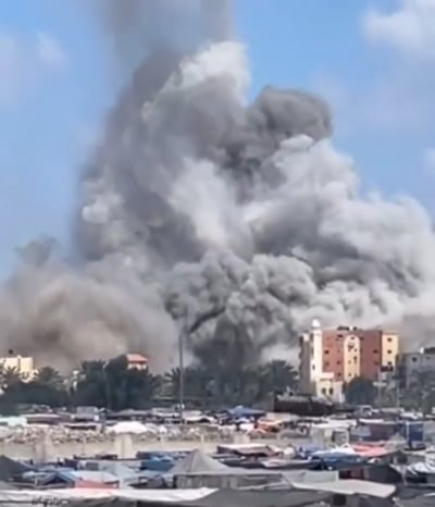 זירת החיסול בחאן יונס בשבת