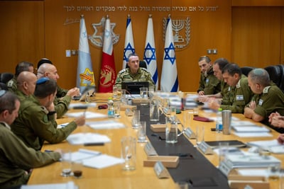 הרמטכ"ל בהערכת מצב בקריה