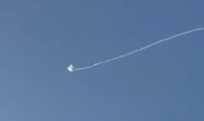 אזעקות בצפת; כך ראו תושבים את היירוט בשמי העיר