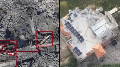 כך נראים הכפרים בלבנון לפני התקיפות של צה"ל - ואחריהן
