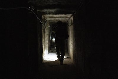 מנהרה תת קרקעית. אילוסטרציה