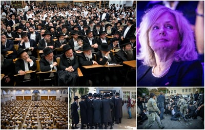היועמ"שית, היכל ישיבת מיר, היכל ישיבת חברון, חרדים בלשכת גיוס