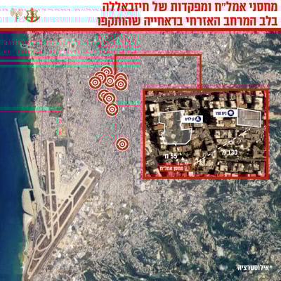 התקיפות ביממה האחרונה בדאחייה