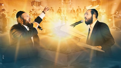 מוטי גולדמן והרשי סגל במחרוזת להיטים: "וואס איז נייעס"
