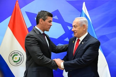 נתניהו עם נשיא פרגוואי