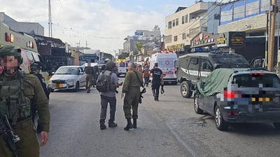 זירת הפיגוע בפונדוק