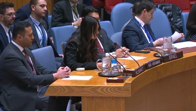 נועה ארגמני במועצת הביטחון של האו"ם