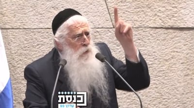 השר פרוש במליאה