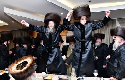 שמחת בית שאץ - אזמרה - זידטשויב- צאנז ירושלים- רמת שלמה