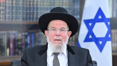 פרשת פקודי: הוורט של הרב הראשי הגאון רבי קלמן בר