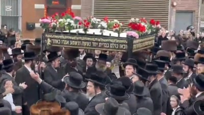 במצלמה נסתרת: כך חגג הנגיד הכנסת ספר תורה בבורו פארק