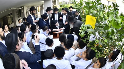 הגרמ"צ ברגמן בברכת האילנות