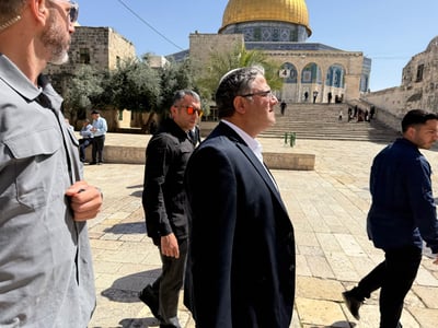 השר איתמר בן גביר בהר הבית