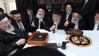 כך חגג ראש הישיבה הגרמ"צ ברגמן את חג הפסח 