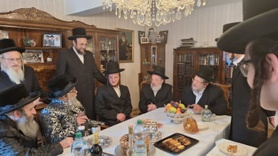 האדמו"ר מויז'ניץ מונסי בביקור בוינה