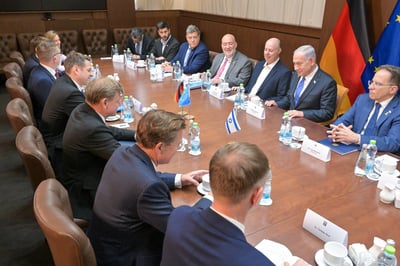 נתניהו אירח את שר החוץ של גרמניה