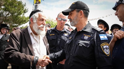 הסיור בראשות המפכ״ל