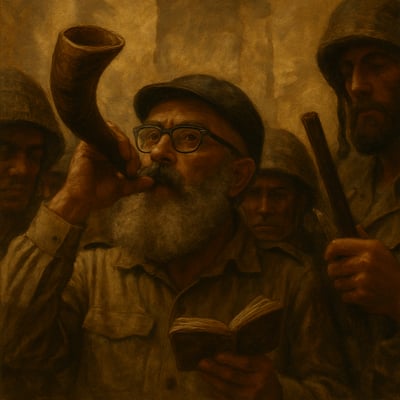 תקיעת שופר בכותל - אחרי השחרור תשכ"ז