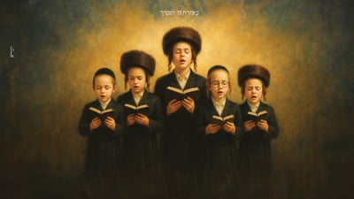 לקראת היארצייט: עקיבא גרומן ומקהלת הילדים חסידימלעך "הִתְפַּלְּלוּ"