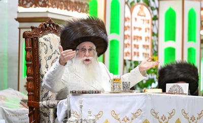חג השבועות בחצה"ק צאנז