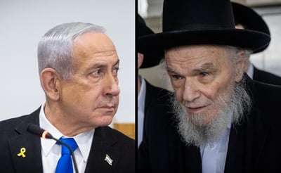 נתניהו הוקלט משכנע את ראש הישיבה באנגלית: "גלנט והלוי בלמו את חוק הגיוס והוחלפו, צריכים להציל את עולם התורה"