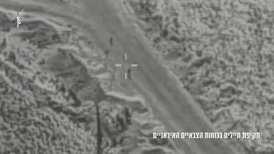 החיילים האיראנים ברחו - הטיל של חיל האוויר השיג אותם | תיעוד 