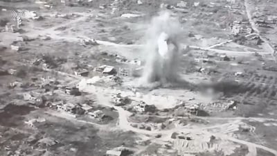 כך נראית השמדת מנהרה באורך שלושה קילומטרים: צפו בתיעוד מעזה