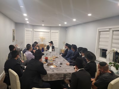 הגה"צ רבי מיכאל בורנשטיין, במסע חיזוק בארה"ב 