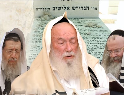 בציון מרן הגרי"ש אלישיב זצ"ל: מעמד ישועות מיוחד של חתנו הגר"י זילברשטיין 