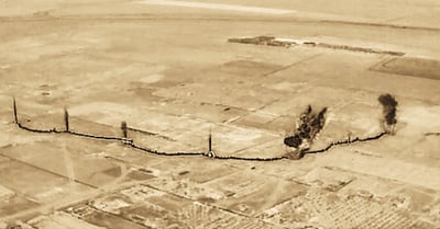 פיצוץ בחאן יונס: מנהרת הענק מופגזת בשניות | תיעוד דרמטי מהאוויר