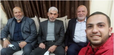 א-שאריף עם בכירי חמאס