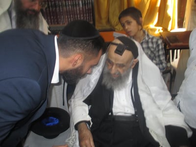לאחר שחרורו מהכלא הצבאי: ברוך יצחקוב התקבל בחום בבתי גדולי ישראל