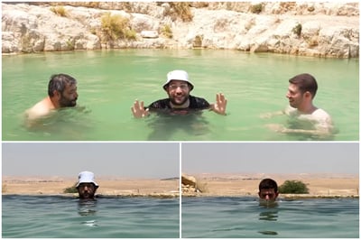 הציבור החרדי מוזמן לטבול בעין צדק: בריכה קסומה עם מי תהום טהורים | צפו