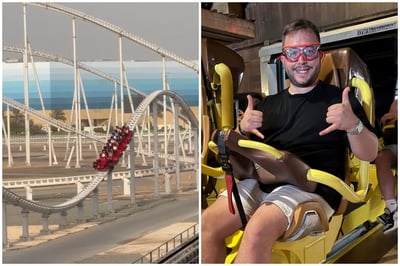 שלומי כהן תיעד את ה'רכבת הרים' הכי מהירה בעולם | צפו