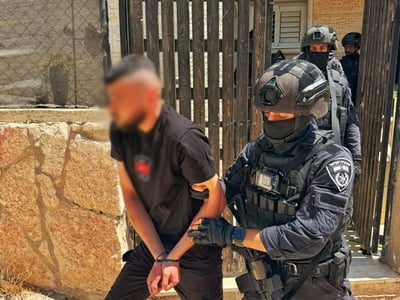 מעצר אחד החשודים