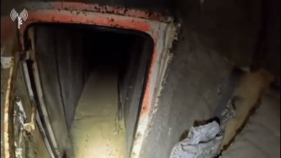 חדרי שהייה ואמצעי לחימה: צה"ל איתר מנהרה באורך קילומטר | תיעוד