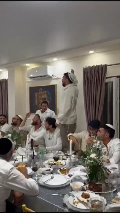 "אומן ראש השנה": הריקודים באחוזה היוקרתית באומן | צולם בידי גוי