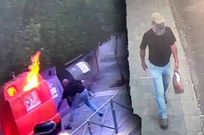 נפגשו יום לפני ותכננו "טבעת אש" סביב מעון נתניהו; הגיע מחופש עם זקן - והצית הפח "בצורה פחזנית"