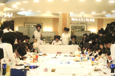 נעילת החג ראש השנה בחצה"ק לעלוב באולמי 'בית ישראל'