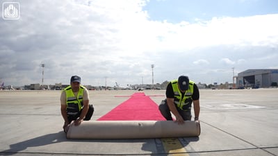 פורסים שטיח אדום: משרד הביטחון השלים היערכות להגעת נשיא ארה"ב | צפו בתיעוד