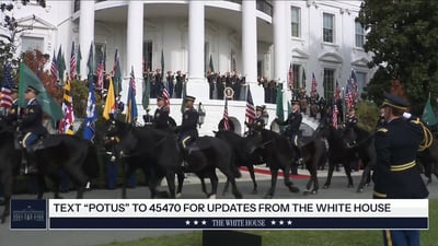 כזה עוד לא היה: בתרועת חצוצרות ופרשים רכובים - כך התקבל יורש העצר הסעודי בבית הלבן