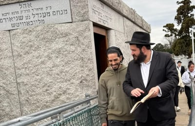 התפילה וברכת "הגומל" המרגשת של מתן צנגאוקר - והתגובה של אמו עינב