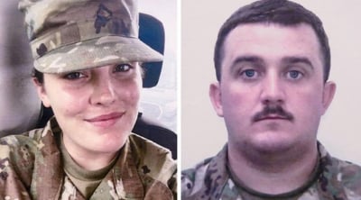 מימין סרה בקסטרום, משמאל אנדרו וולף