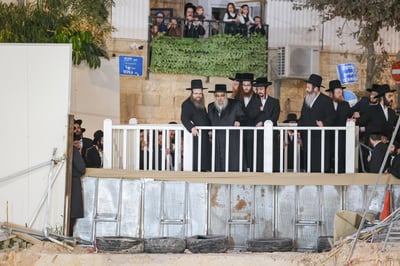 האדמו"ר מסאטמר בביקור בירושלים