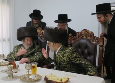 שמחת הברית לנין האדמו"רים מויז'ניץ וסערט ויז'ניץ