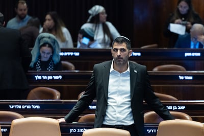 שר התקשורת קרעי במליאת הכנסת